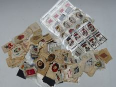 A quantity of silk cigarette cards,