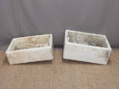 Three Belfast sinks,