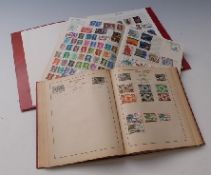 Three albums of all world stamps