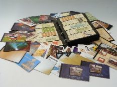 Approximately 40 prestige booklets and an album of machin booklets