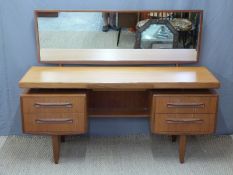Retro G-Plan mirror back dressing table,