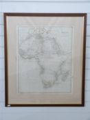 J Arrowsmith map of Africa,
