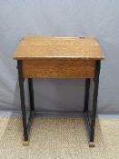 Victorian / Edwardian oak child's desk