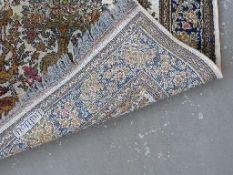 A rug or runner with tree of paradise design,