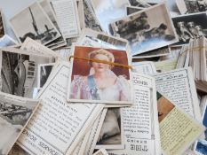 A large collection of mainly Senior Service cigarette cards