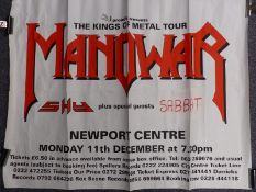 A very large collection of posters for Monsters of Rock events, Deep Purple, Uriah Heep,