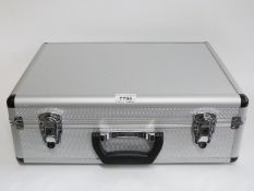 Three various aluminium flight cases