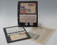 Australian air mail covers including first official flight Melbourne to London April 1931