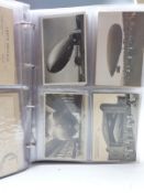 A large collection of German Zeppelin airship postcards dated from early 1900s to 1939 with some