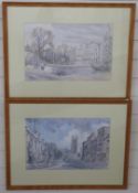 Pair of Dennis Hanks prints,