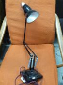 Vintage Anglepoise vintage desk lamp impressed 'the Anglepoise patented in the UK and abroad'