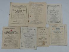 Seven steeplechase, point to point and other programmes circa 1930s to 1950s including Cheltenham,