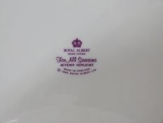 Royal Albert Autumn Sunlight dinner and tea ware,