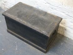 A 19thC stripped pine trunk,