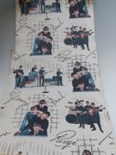 Roll of Beatles wallpaper,
