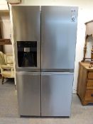 LG American style fridge freezer with express freeze, ice dispenser etc,
