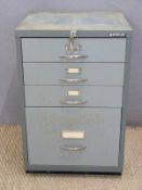 Two filing cabinets