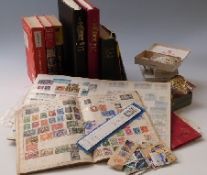 Two Tower albums of GB stamps Victoria - QEII, an improved album of all world stamps, early 20thC,