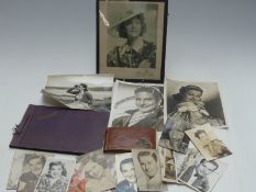 An autograph album containing Gloucestershire cricketers and visiting sides,