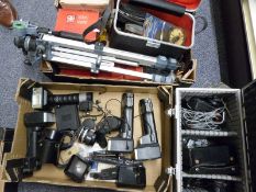 A quantity of photographic equipment, books etc to include boxed Paterson proof printer,