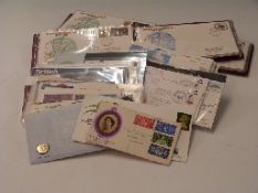 A selection of early QEII presentation packs and covers including Coronation,