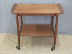 Retro Scandinavian teak tea trolley,