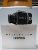 Hasselblad 500CM medium format camera with A12 film back and Carl Zeiss Planar 1:2,