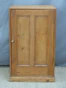 Pine cabinet with three internal drawers W50.