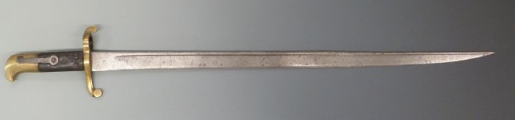 British 1855 Lancaster bayonet,
