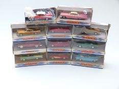 Eleven Matchbox The Dinky Collection diecast model classic American Cars,