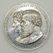 Victorian commemorative silver medal 1894,