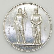 National Rifle Association silver medal by G.G. Adams, won by Sgt. F.