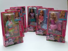 Six Barbie dolls including Barbie, Raquelle, Summer, Nikki, Midge and Teresa etc,