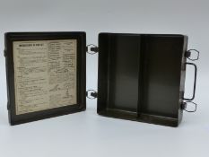 US Army metal First Aid box