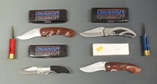 Six various penknives,