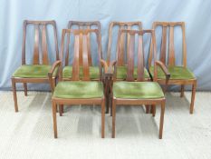 Six (4 + 2) Nathan dining chairs