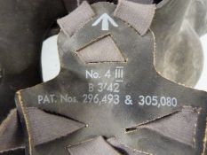 Three WWII British gas masks