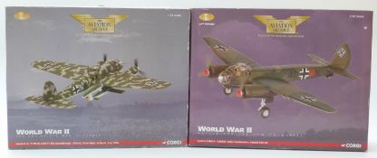 Two Corgi The Aviation Archive World War II limited edition 1:72 scale diecast model aeroplanes