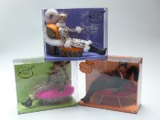 Three Barbie Collectibles Lounge Kitties Collection dolls C2473, C3553 and B3417,