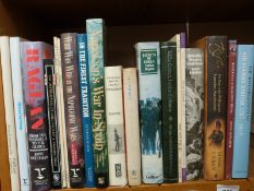 Approximately 20 military books covering Napoleonic wars and Crimea including Napoleon's War in