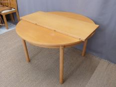 Retro Habitat table with extra leaf,