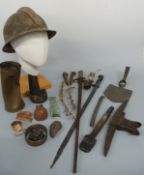 WWI French military helmet,