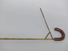 Early 20thC horse measuring stick