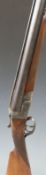 Unnamed 12 bore side by side shotgun with engraved locks, underside, top plate,