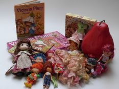 Strawberry Shortcake and Victoria Plum dolls' clothes and accessories with other similar items