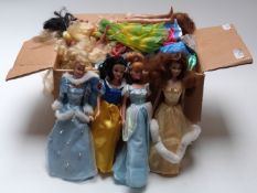 Approximately thirty loose Disney dolls of various characters