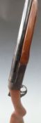 Webley Scott Ltd 12 bore single barrel shotgun with named lock, semi-pistol grip and 30 inch barrel,