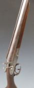 C G Bonehill of Birmingham 12 bore side by side hammer action shotgun with engraved lock,