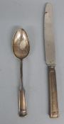 Two pieces of cutlery from Goering's private train,