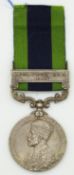 India General Service Medal with Afghanistan North West Frontier 1919 clasp awarded to 201566 Pte J.